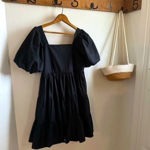 OAK+FORT Puff Sleeve Dress